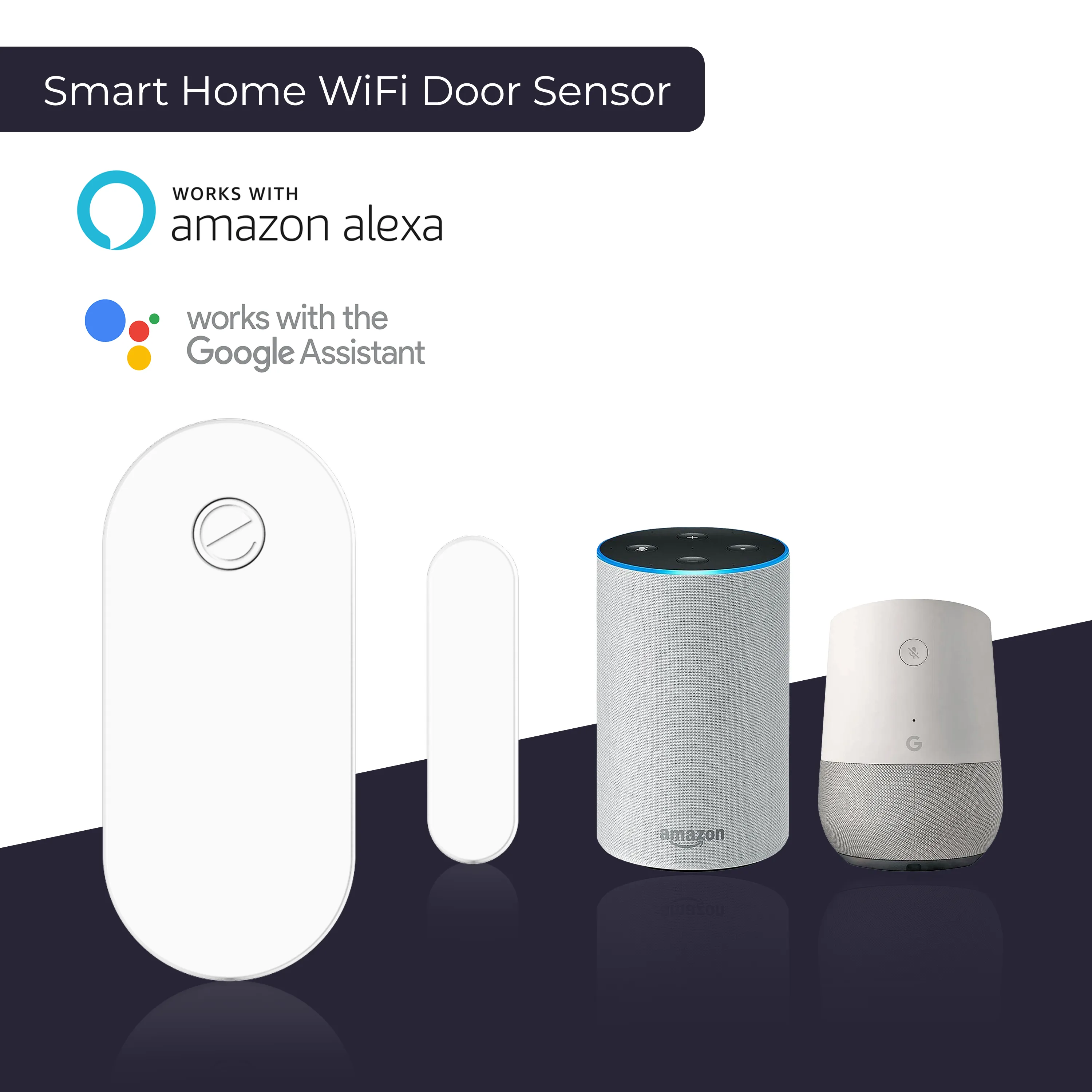 Smart Home Security Starter Kit Home Automation System, Hub|Motion Sensor | Temperature Sensor | Multi-Purpose Sensor, 24/7 Monitoring System no Contract Free for Home Office APP alerts