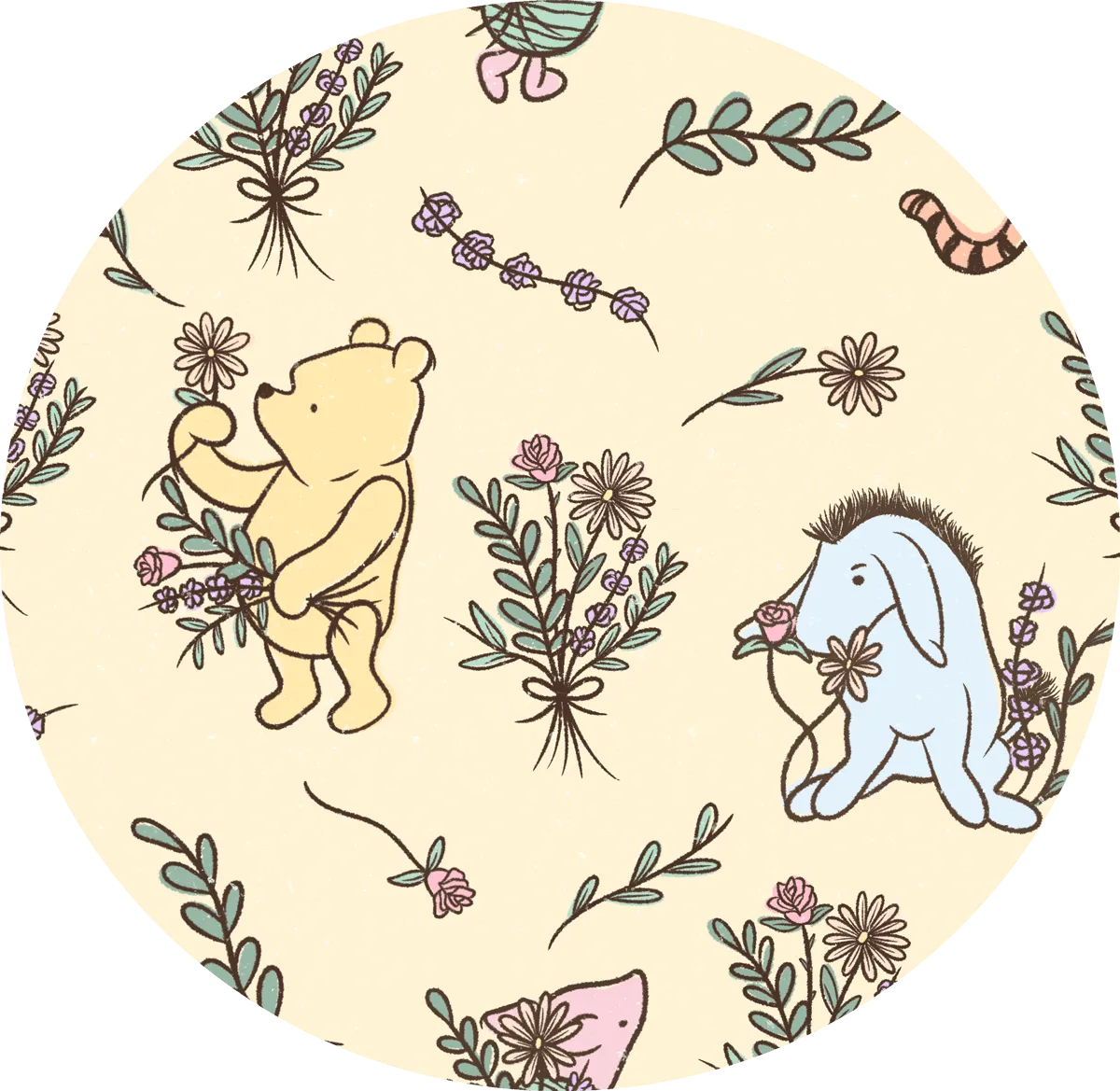 Spring Fever Flowers for Pooh - Bamboo Zippy Romper