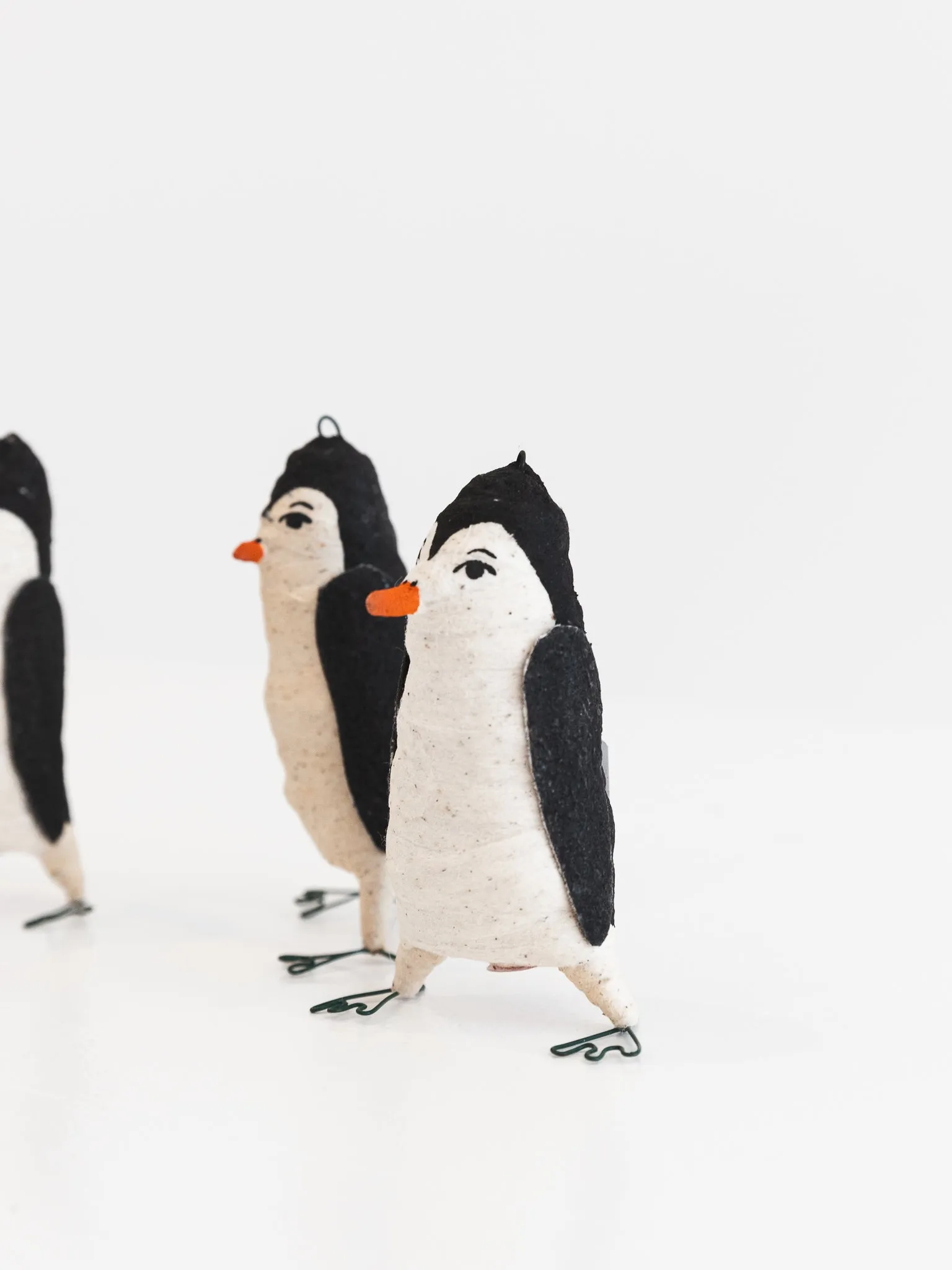 Spun Cotton Penguin Ornament