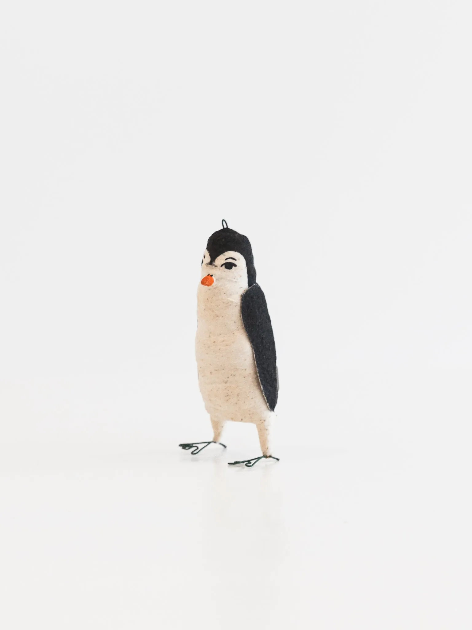 Spun Cotton Penguin Ornament