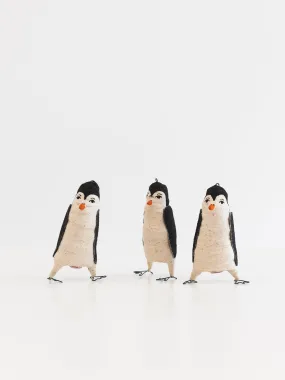 Spun Cotton Penguin Ornament