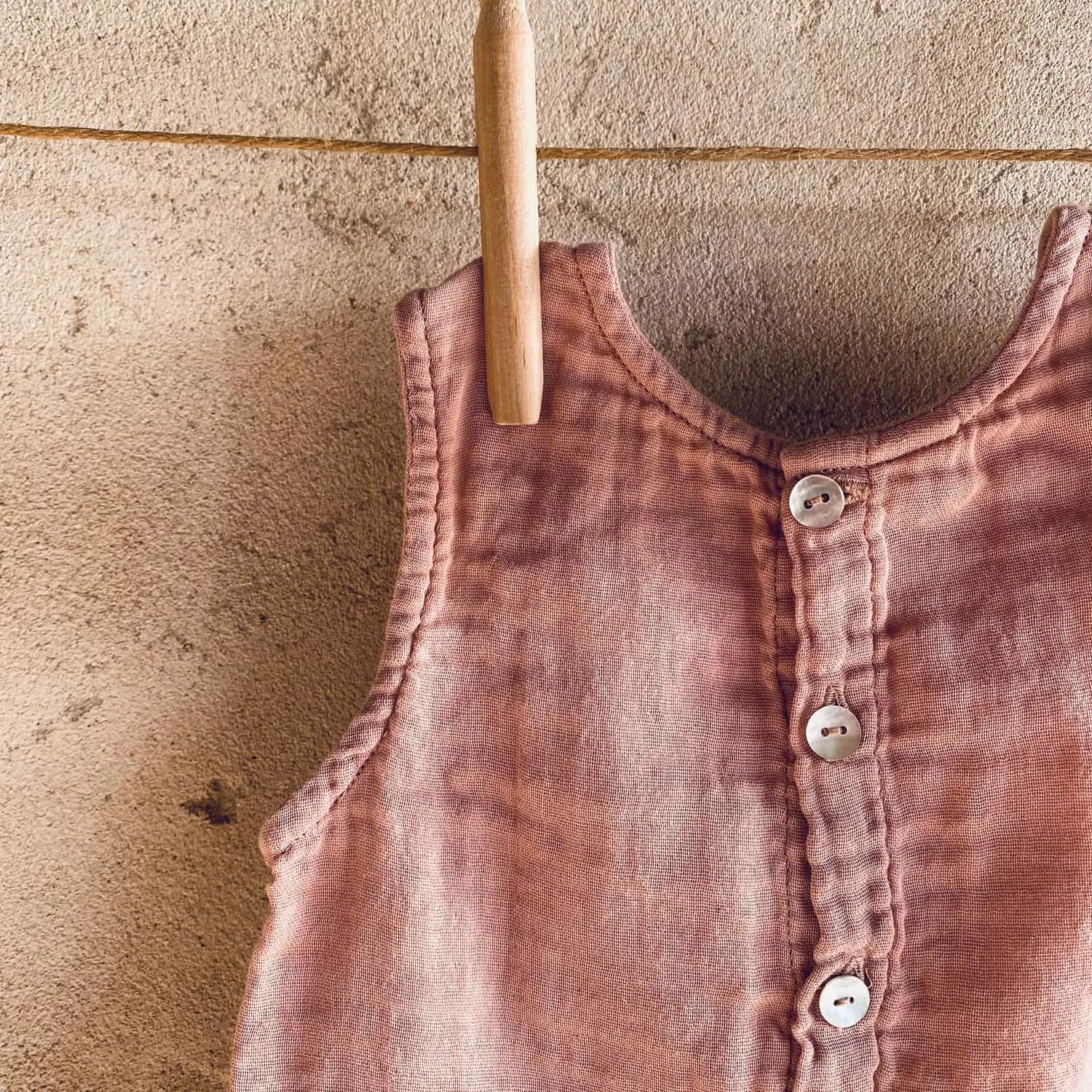 Stef Shirt - Baby - DS Double Saloo - S007 Dusty Pink