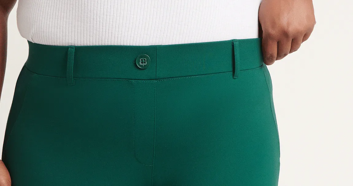 Straight Leg | Two-Pocket Straight-Leg Dress Pant Yoga Pants (Botanical)