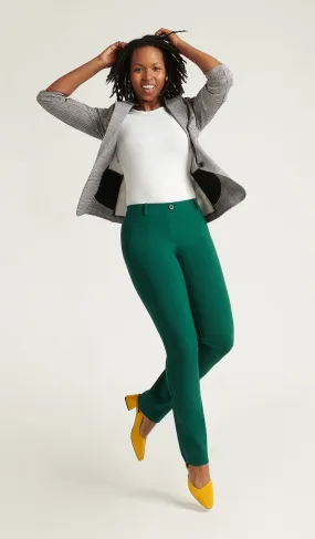 Straight Leg | Two-Pocket Straight-Leg Dress Pant Yoga Pants (Botanical)
