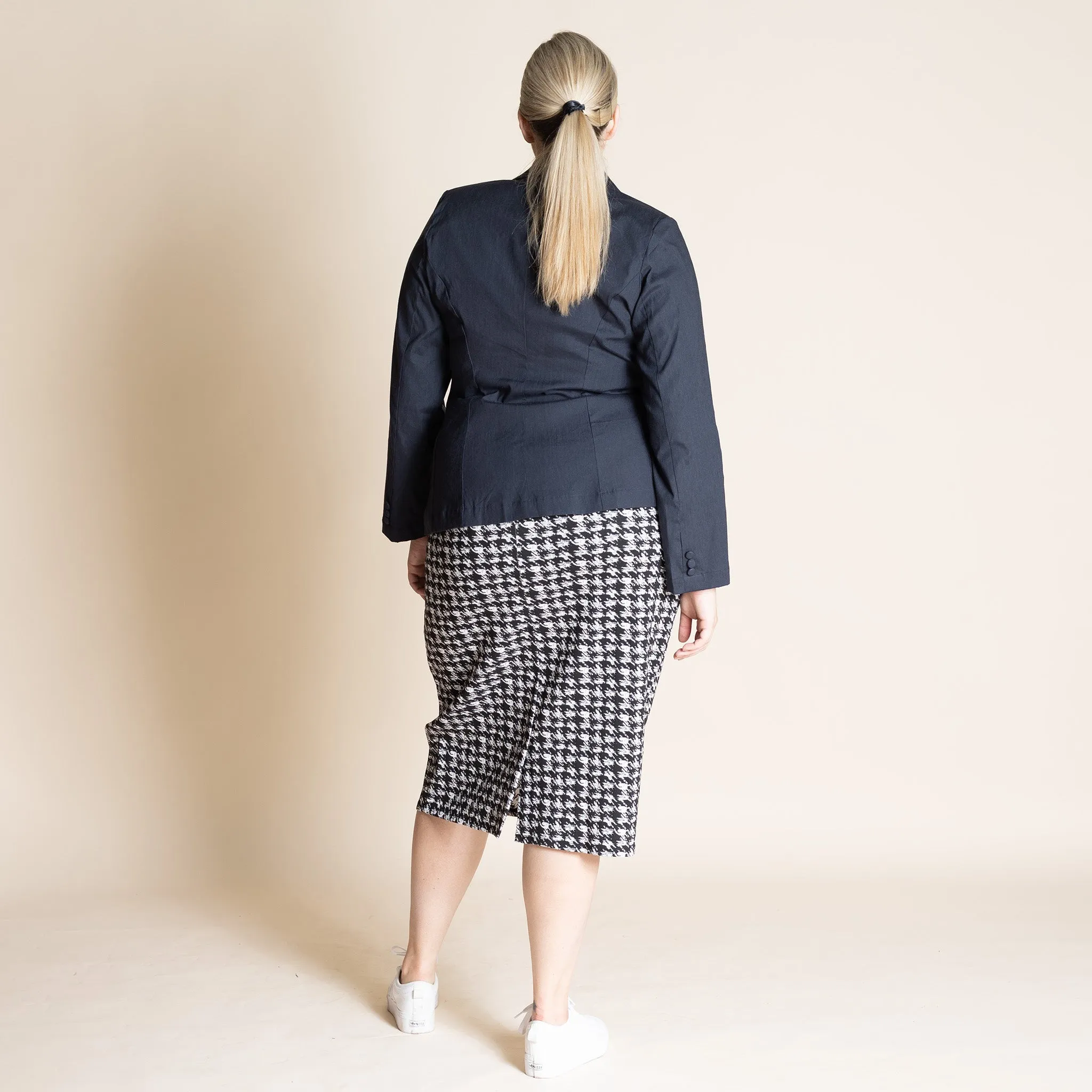 stretch linen yates jacket