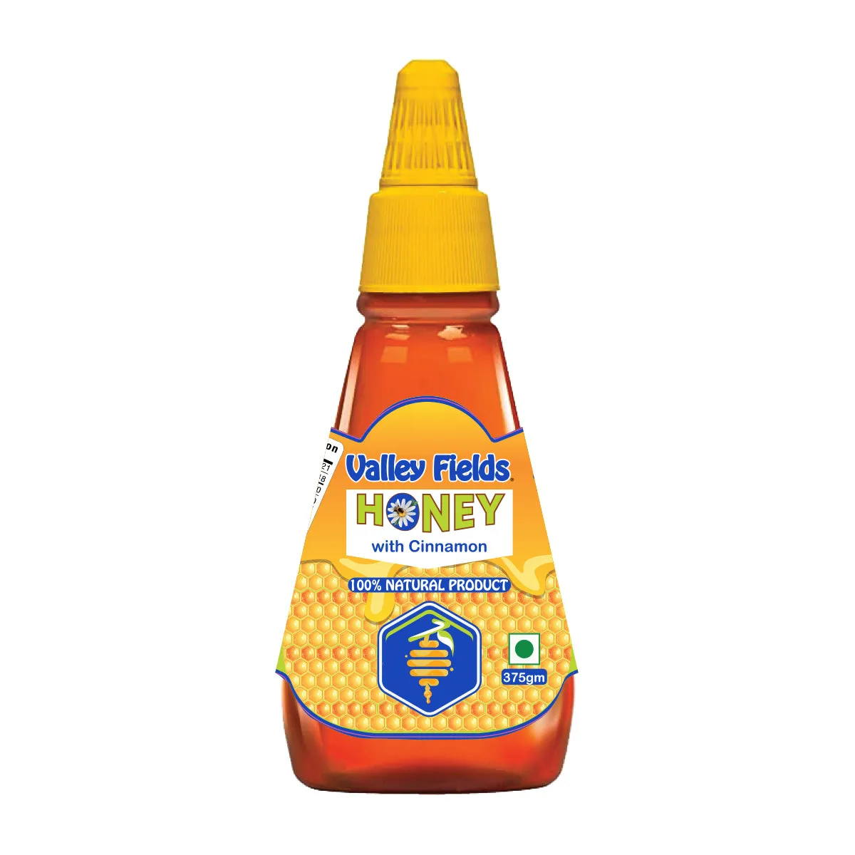 Valley Fields  Infused Honey - 375gm (Lemon/Ginger/Cinnamon/Black Pepper)