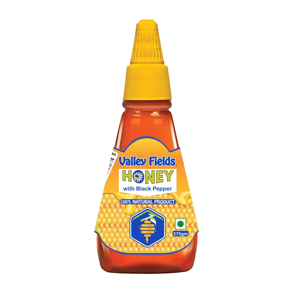 Valley Fields  Infused Honey - 375gm (Lemon/Ginger/Cinnamon/Black Pepper)